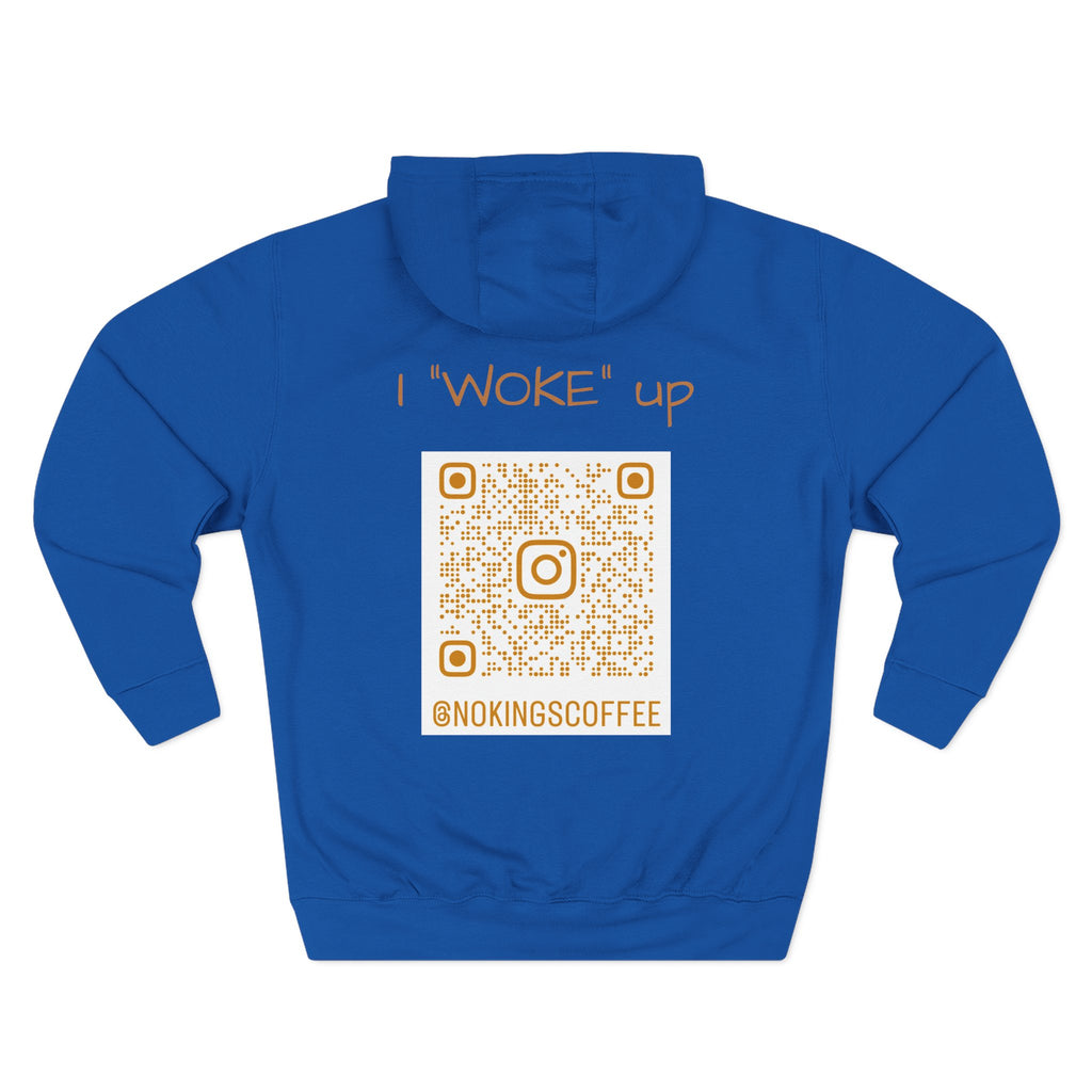 Three-Panel Fleece Hoodie