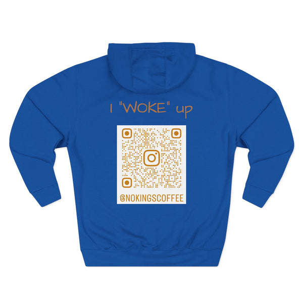 Coffee Lovers Hoodie – "WOKE" Up Design