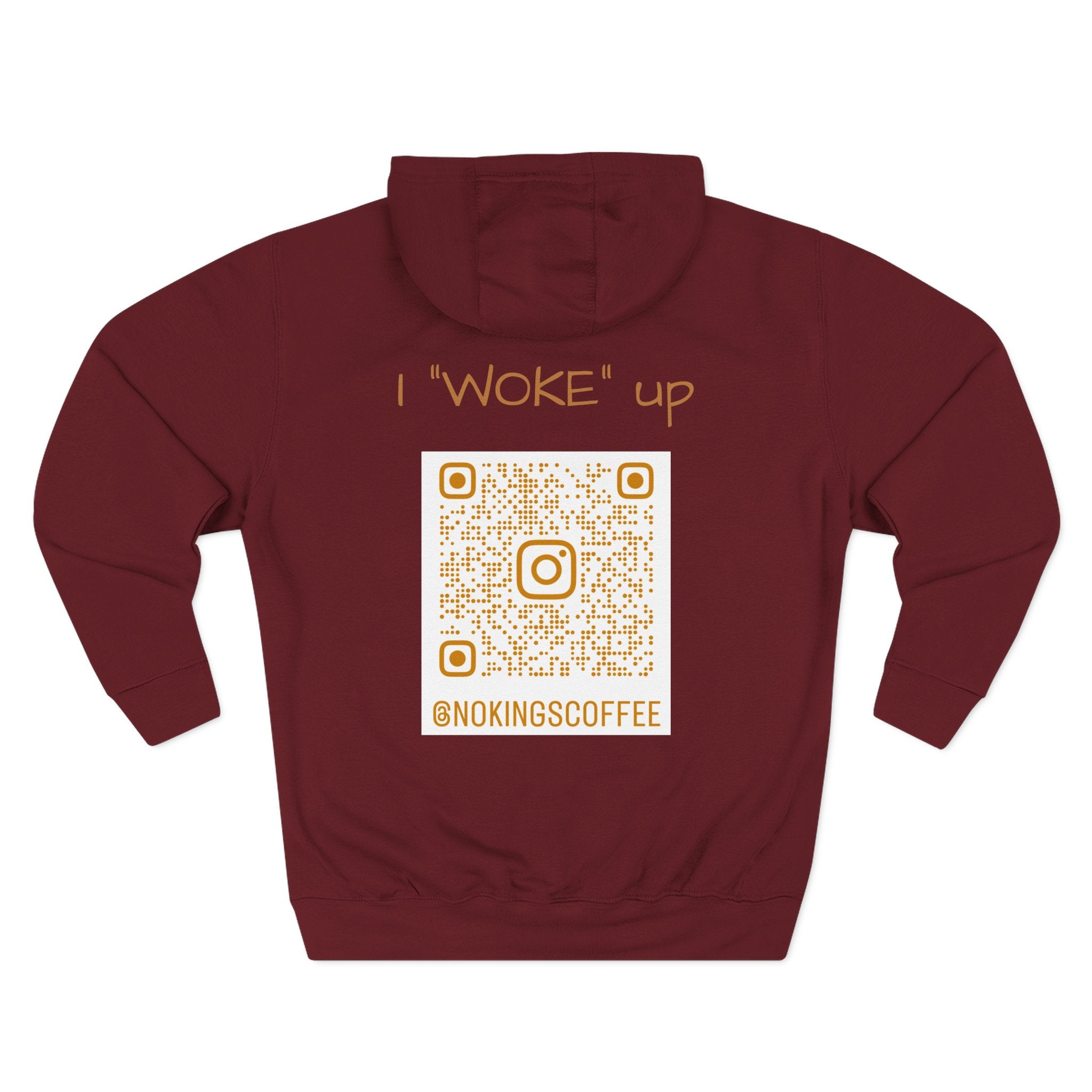 Three-Panel Fleece Hoodie