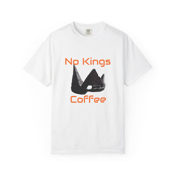 No Kings Coffee unisex T-Shirt Insta QR