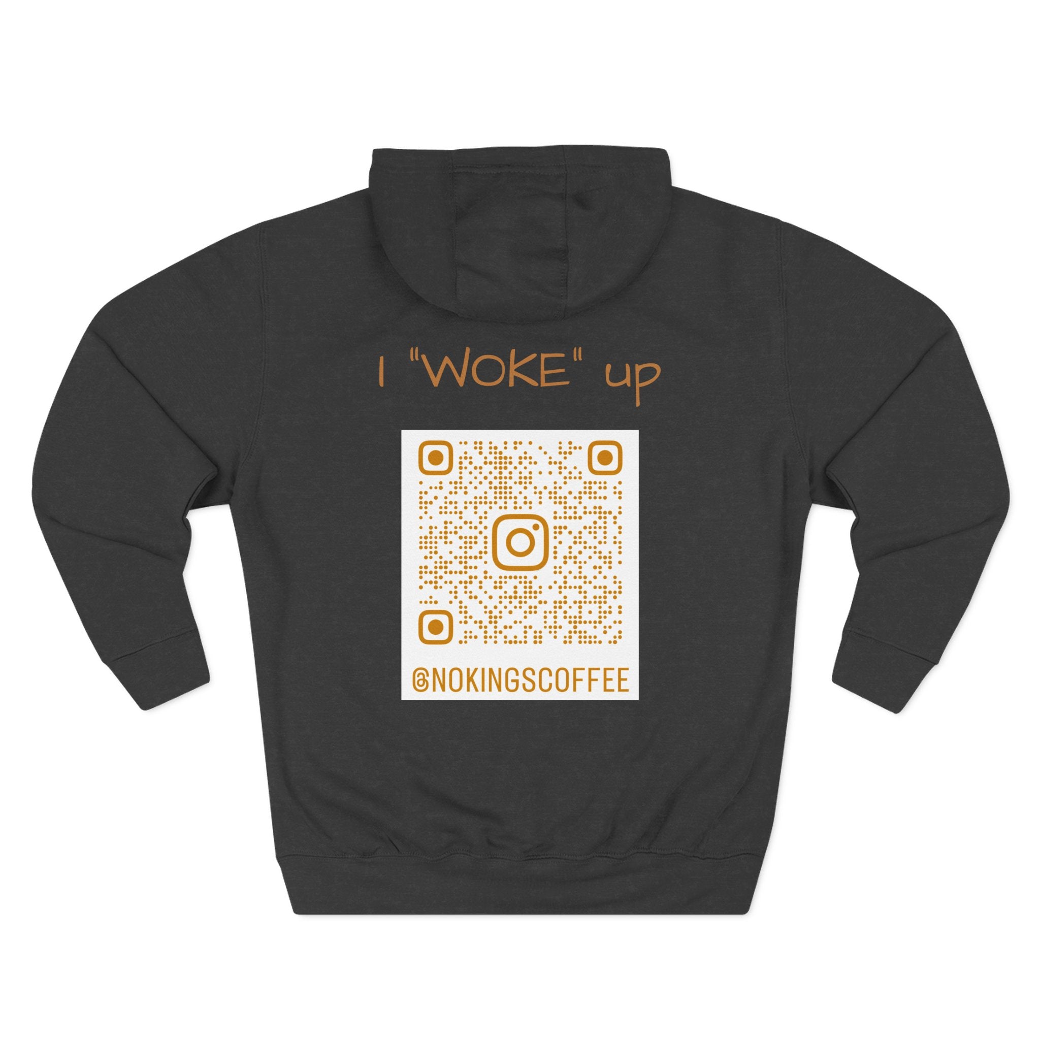 Three-Panel Fleece Hoodie