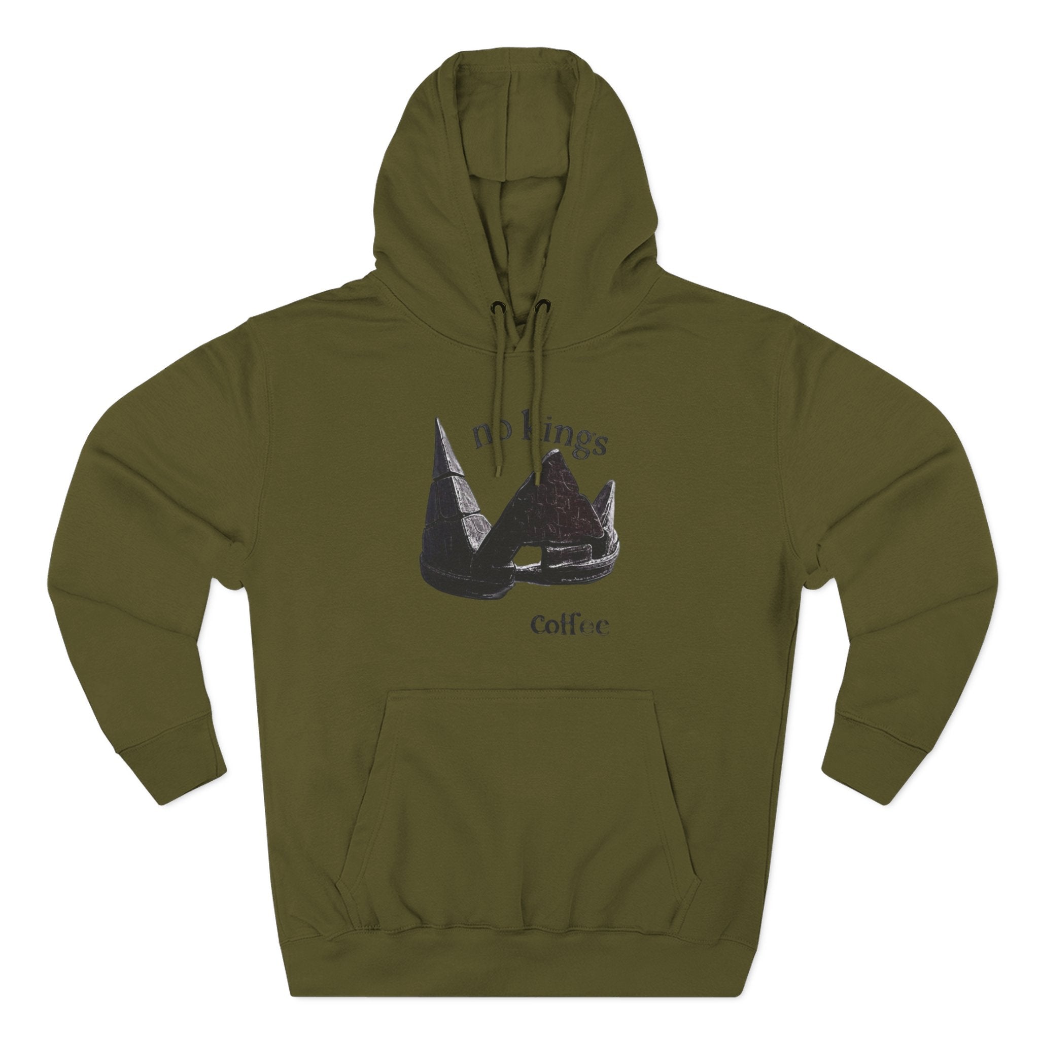 Three-Panel Fleece Hoodie