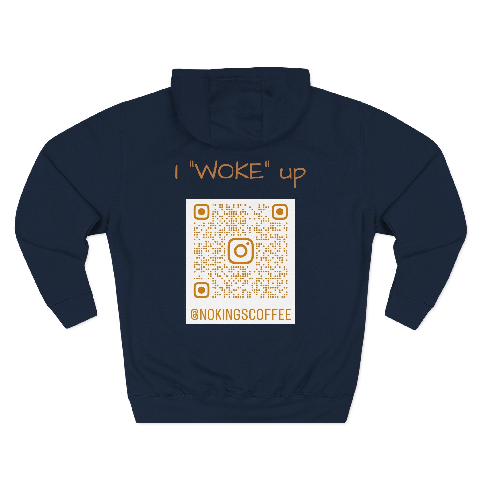 Three-Panel Fleece Hoodie