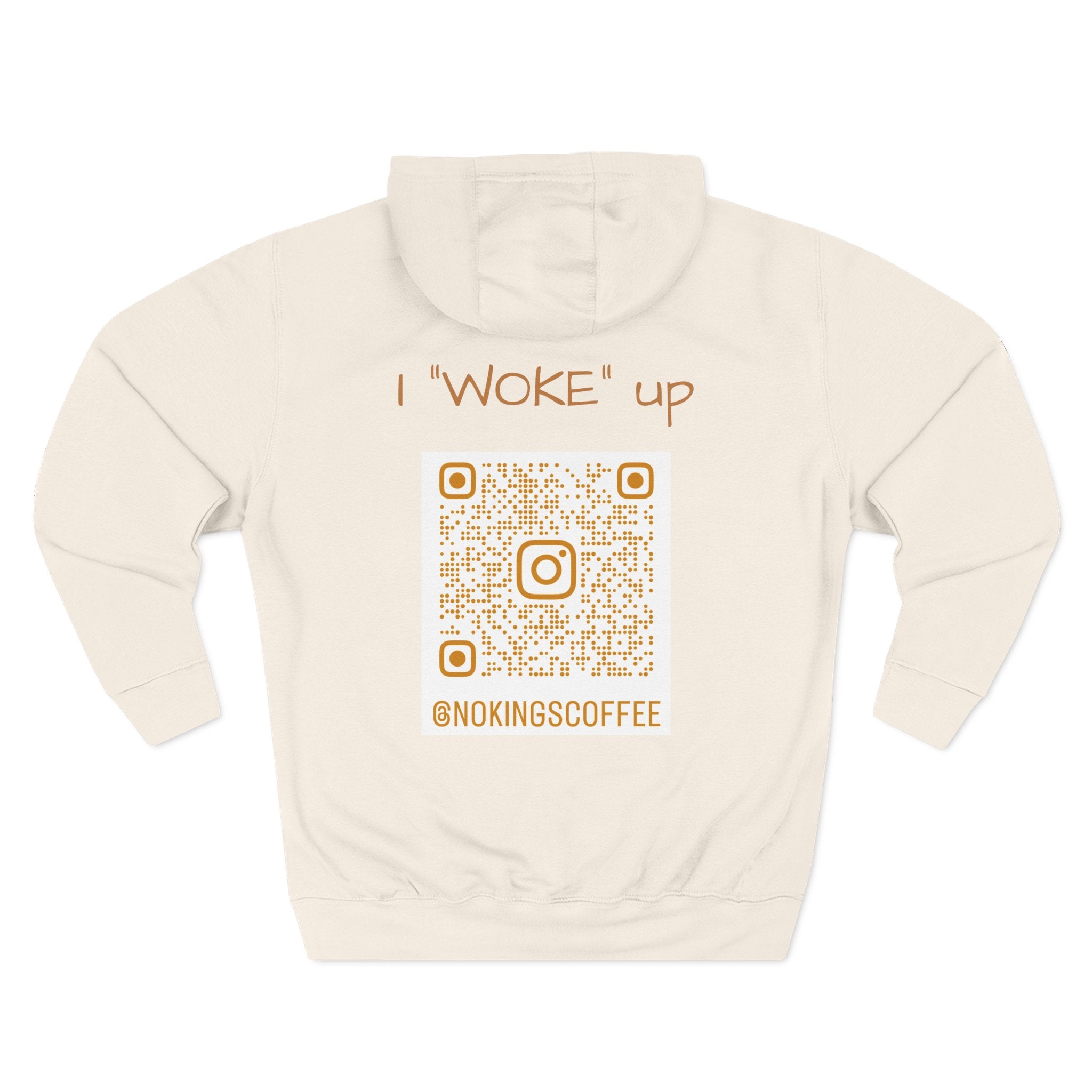 Three-Panel Fleece Hoodie