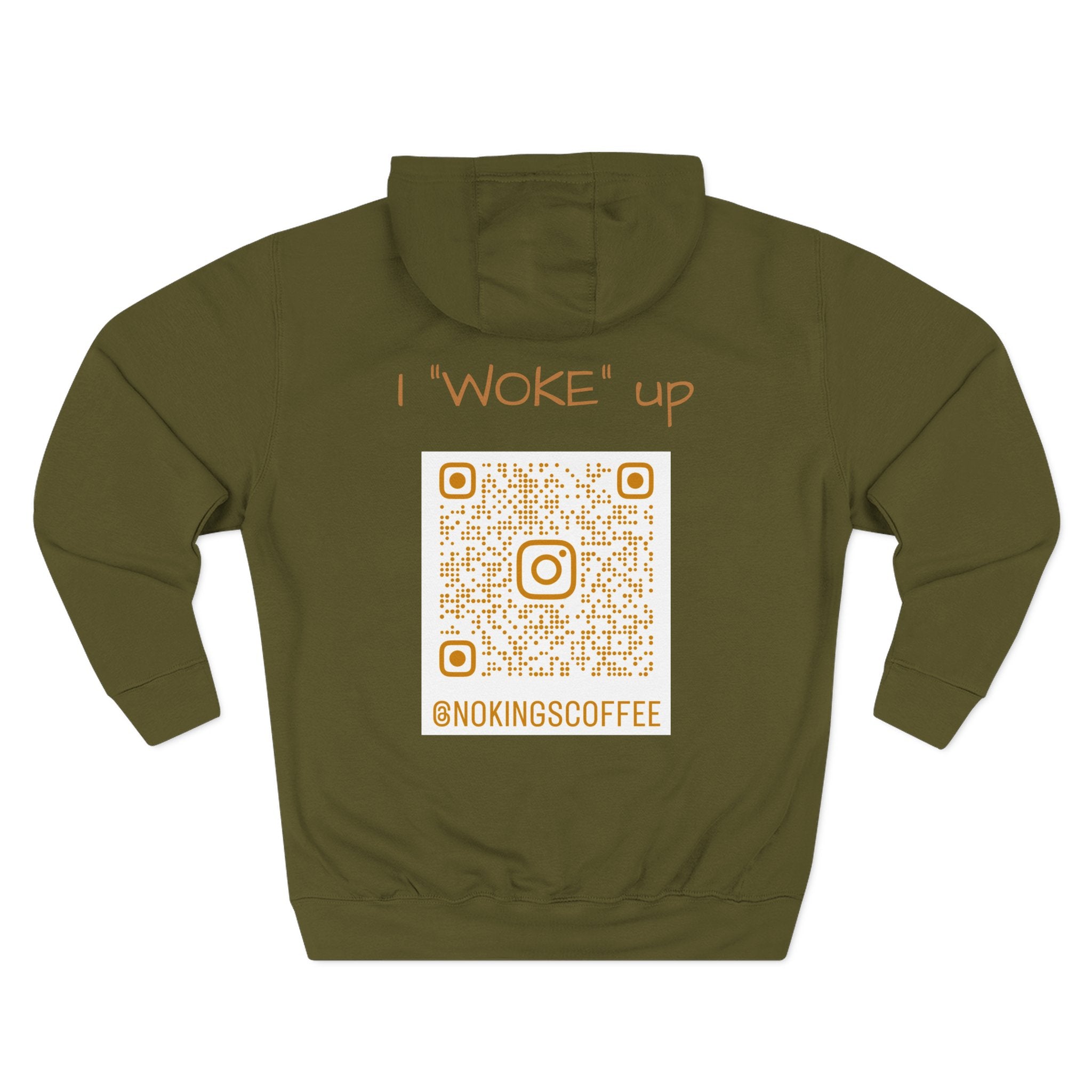 Three-Panel Fleece Hoodie